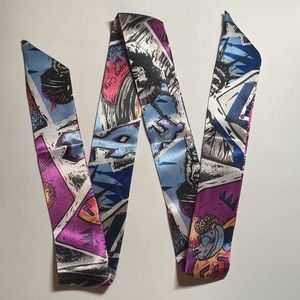 Thin Purse Scarf / Hairband / Scarf  - #348 / 5 for $70